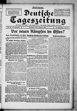 Deutsche Tageszeitung vom 06.02.1918