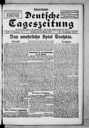 Deutsche Tageszeitung vom 12.02.1918
