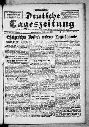 Deutsche Tageszeitung vom 16.02.1918