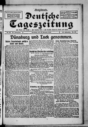 Deutsche Tageszeitung vom 19.02.1918