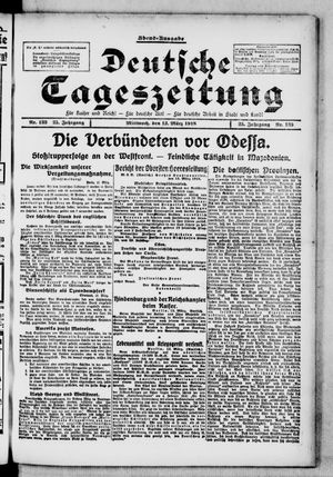 Deutsche Tageszeitung vom 13.03.1918
