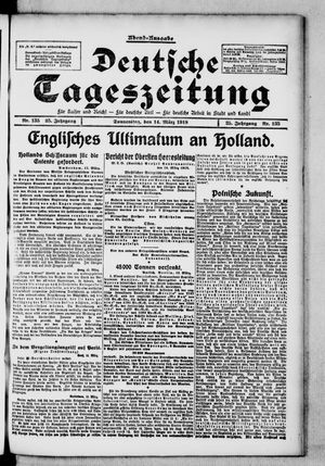 Deutsche Tageszeitung vom 14.03.1918