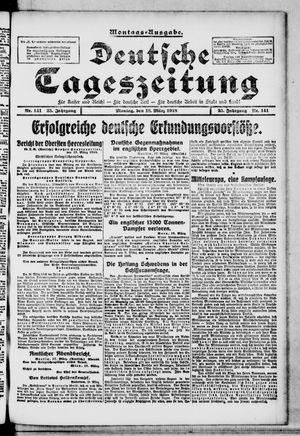 Deutsche Tageszeitung vom 18.03.1918