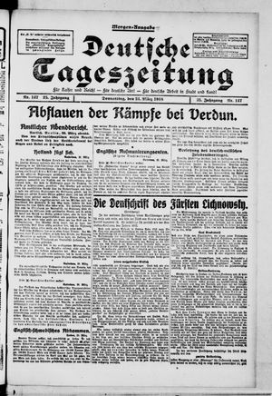Deutsche Tageszeitung on Mar 21, 1918