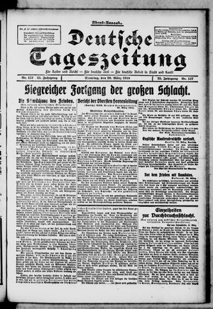 Deutsche Tageszeitung vom 26.03.1918