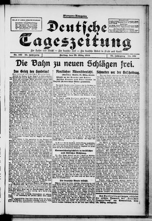 Deutsche Tageszeitung vom 29.03.1918
