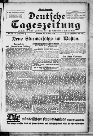 Deutsche Tageszeitung on Apr 3, 1918