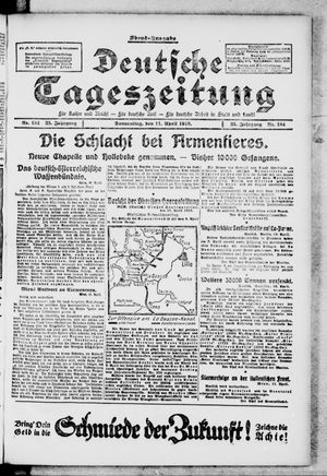 Deutsche Tageszeitung vom 11.04.1918