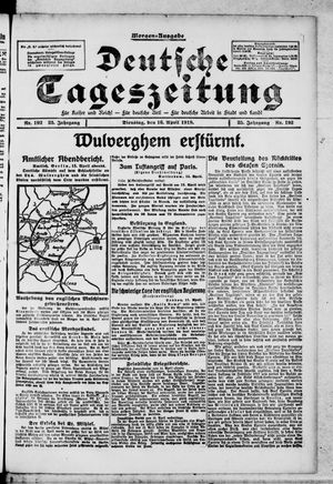 Deutsche Tageszeitung vom 16.04.1918