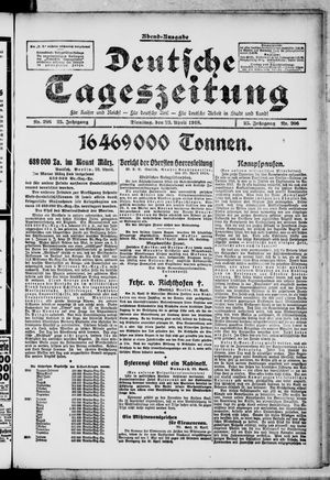 Deutsche Tageszeitung vom 23.04.1918
