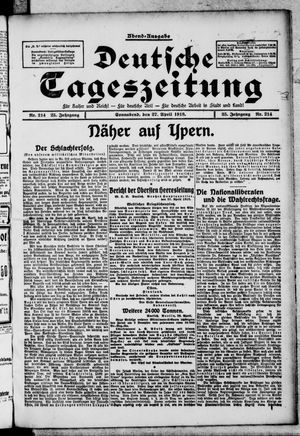 Deutsche Tageszeitung vom 27.04.1918