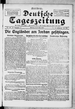 Deutsche Tageszeitung vom 06.05.1918