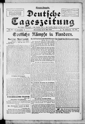Deutsche Tageszeitung on May 9, 1918