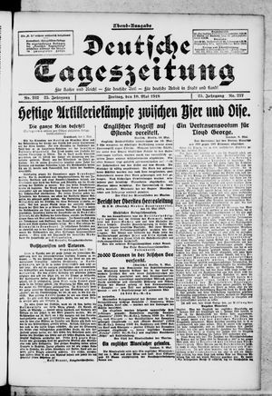 Deutsche Tageszeitung on May 10, 1918