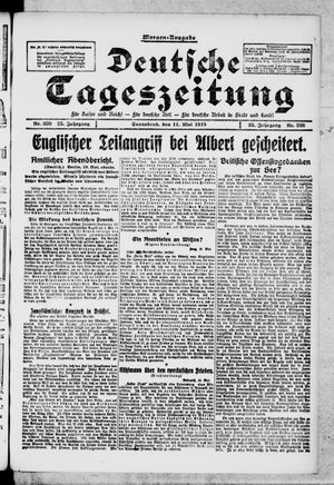 Deutsche Tageszeitung on May 11, 1918