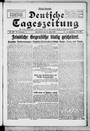 Deutsche Tageszeitung on May 11, 1918