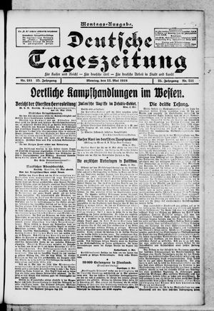 Deutsche Tageszeitung vom 13.05.1918