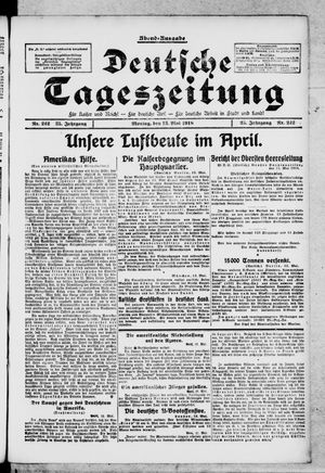 Deutsche Tageszeitung vom 13.05.1918