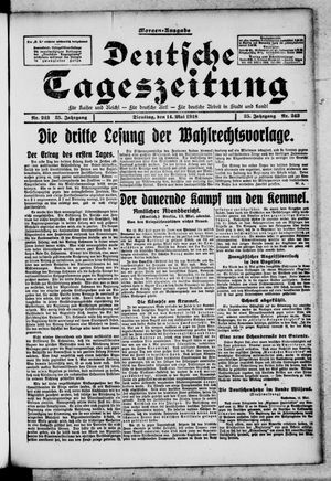 Deutsche Tageszeitung on May 14, 1918