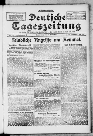 Deutsche Tageszeitung on May 16, 1918