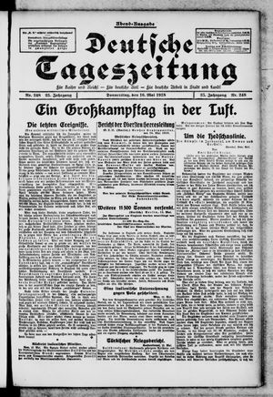 Deutsche Tageszeitung on May 16, 1918