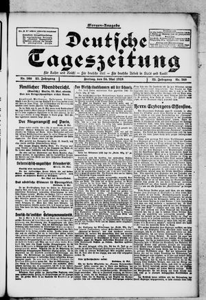 Deutsche Tageszeitung vom 24.05.1918