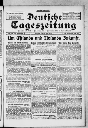 Deutsche Tageszeitung vom 24.05.1918