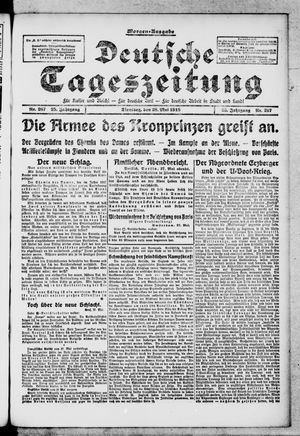 Deutsche Tageszeitung on May 28, 1918