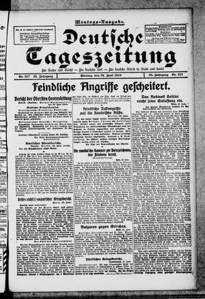 Deutsche Tageszeitung vom 24.06.1918