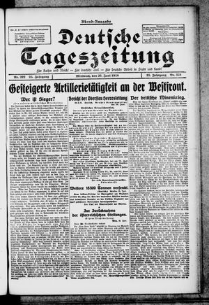 Deutsche Tageszeitung vom 26.06.1918