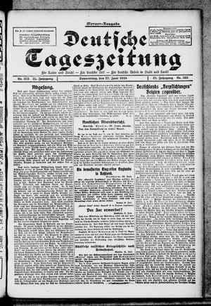 Deutsche Tageszeitung vom 27.06.1918