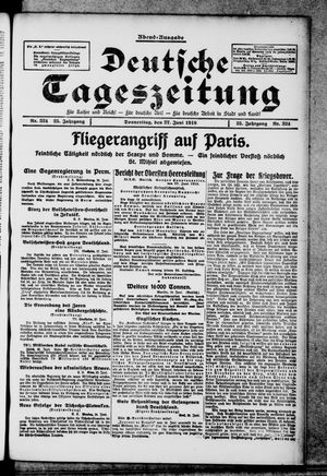 Deutsche Tageszeitung vom 27.06.1918