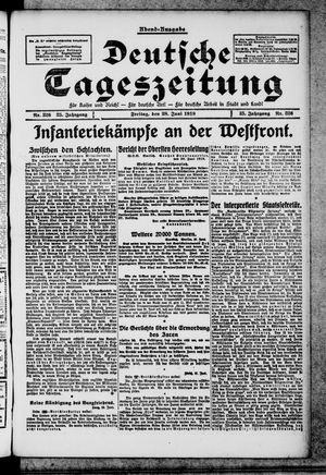 Deutsche Tageszeitung vom 28.06.1918