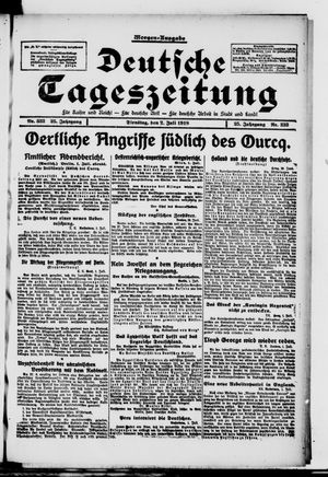 Deutsche Tageszeitung vom 02.07.1918