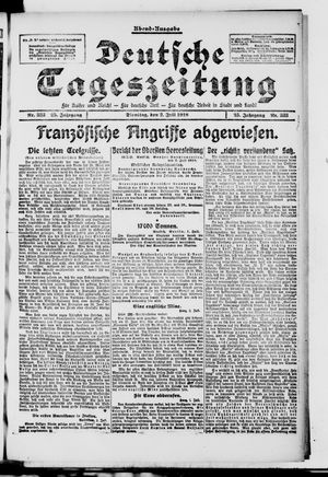 Deutsche Tageszeitung vom 02.07.1918