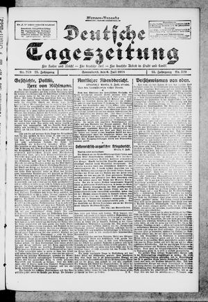 Deutsche Tageszeitung on Jul 6, 1918