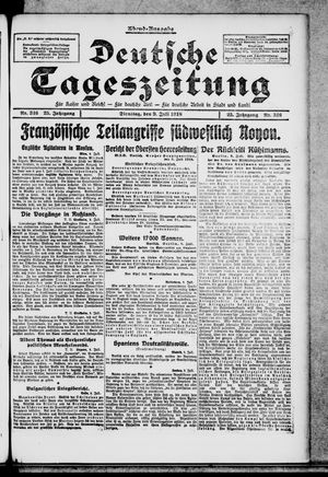 Deutsche Tageszeitung vom 09.07.1918