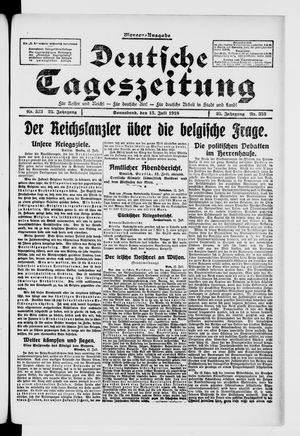 Deutsche Tageszeitung on Jul 13, 1918