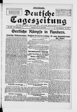 Deutsche Tageszeitung on Jul 15, 1918