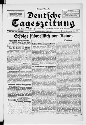 Deutsche Tageszeitung vom 17.07.1918