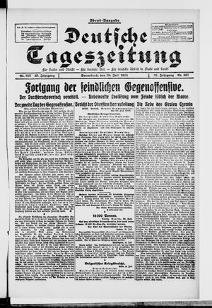 Deutsche Tageszeitung vom 20.07.1918