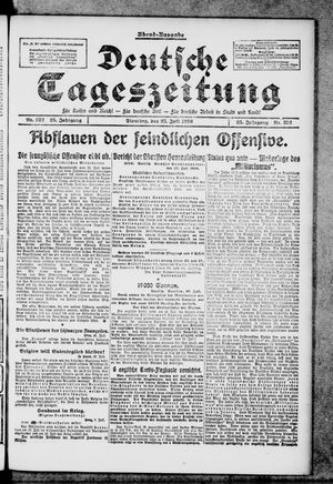 Deutsche Tageszeitung vom 23.07.1918