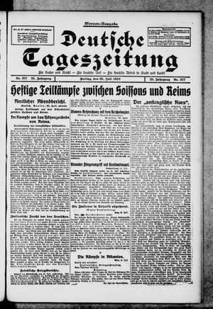Deutsche Tageszeitung vom 26.07.1918