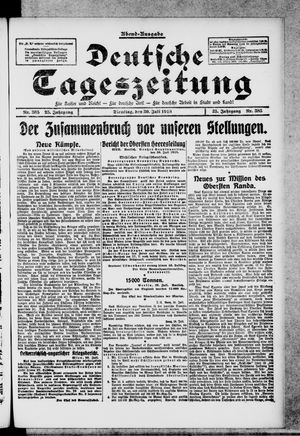 Deutsche Tageszeitung vom 30.07.1918