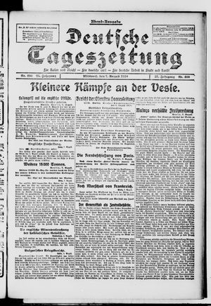 Deutsche Tageszeitung vom 07.08.1918