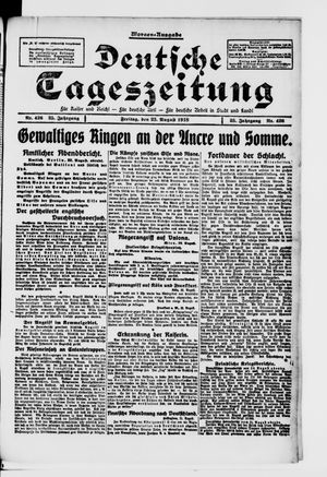 Deutsche Tageszeitung vom 23.08.1918
