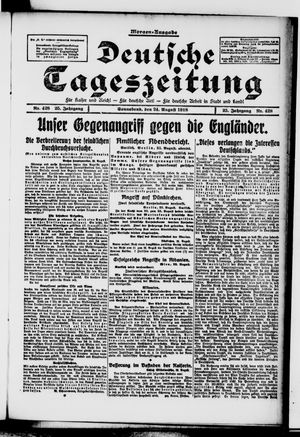Deutsche Tageszeitung vom 24.08.1918