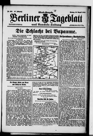 Deutsche Tageszeitung vom 28.08.1918