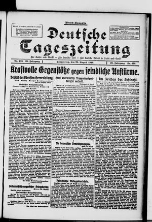 Deutsche Tageszeitung vom 29.08.1918
