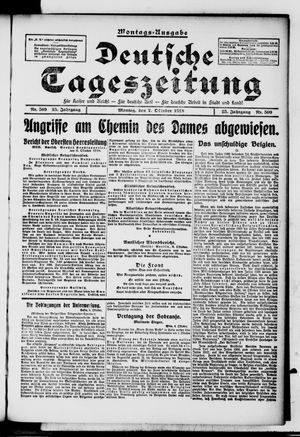 Deutsche Tageszeitung vom 07.10.1918